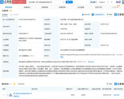 武漢存算一體產(chǎn)業(yè)園區(qū)建設(shè)公司成立，加速區(qū)域數(shù)字經(jīng)濟(jì)發(fā)展